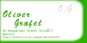 oliver grafel business card